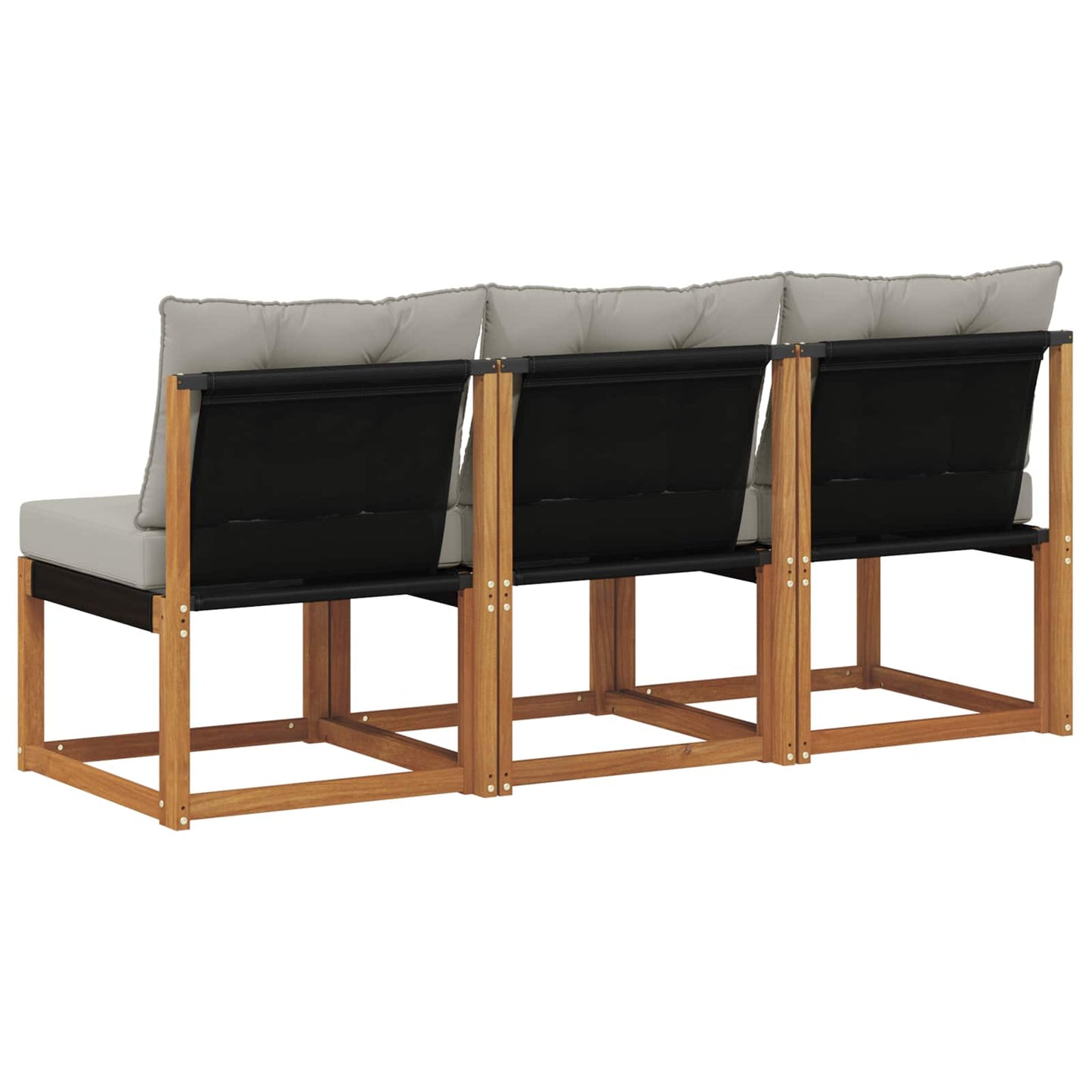 3 Stück Outdoor Mittelsofa