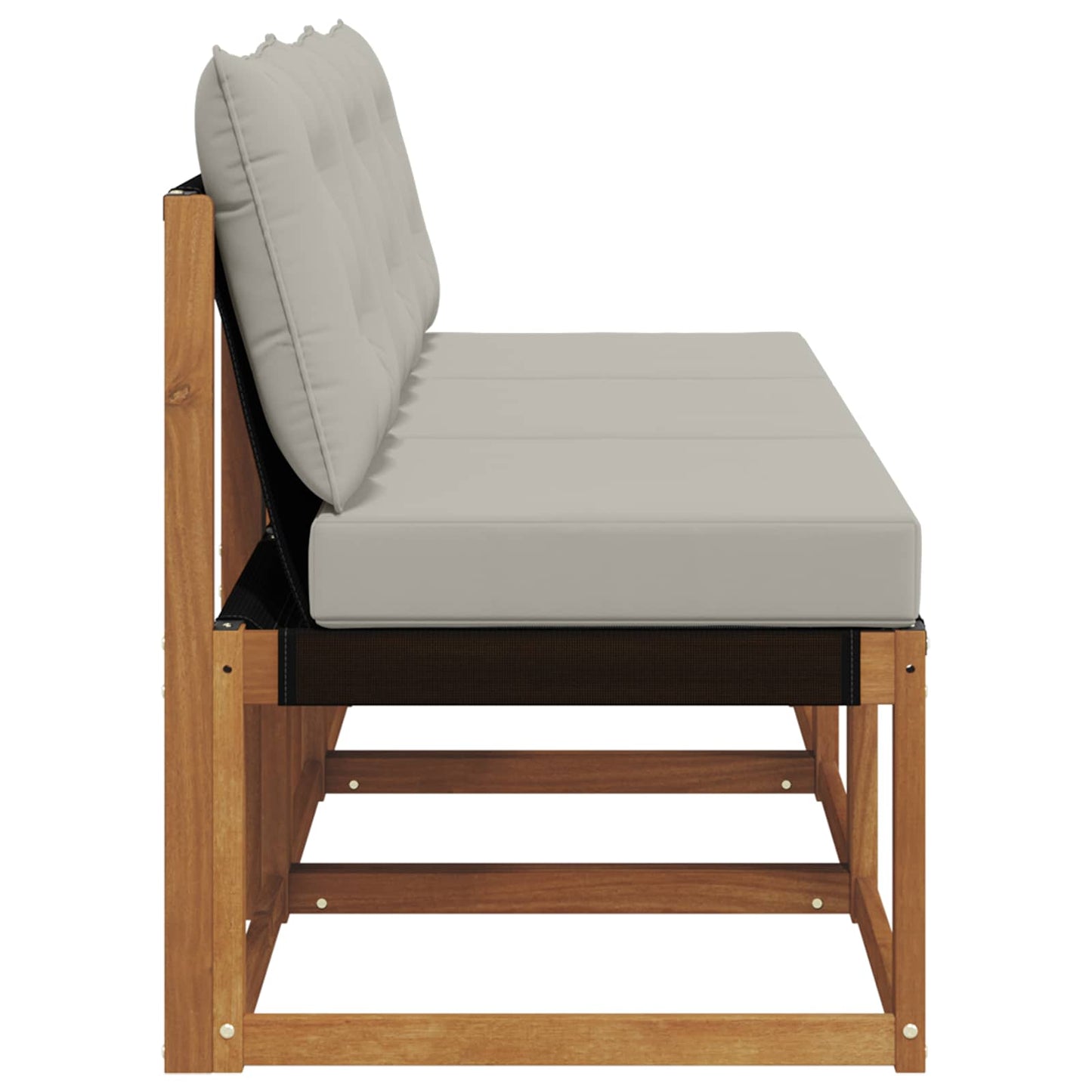 3 Stück Outdoor Mittelsofa