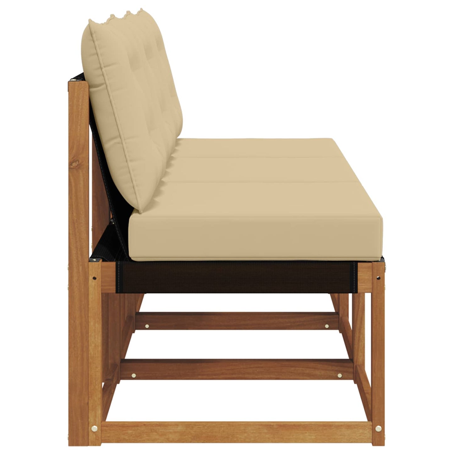 3 Stück Outdoor Mittelsofa