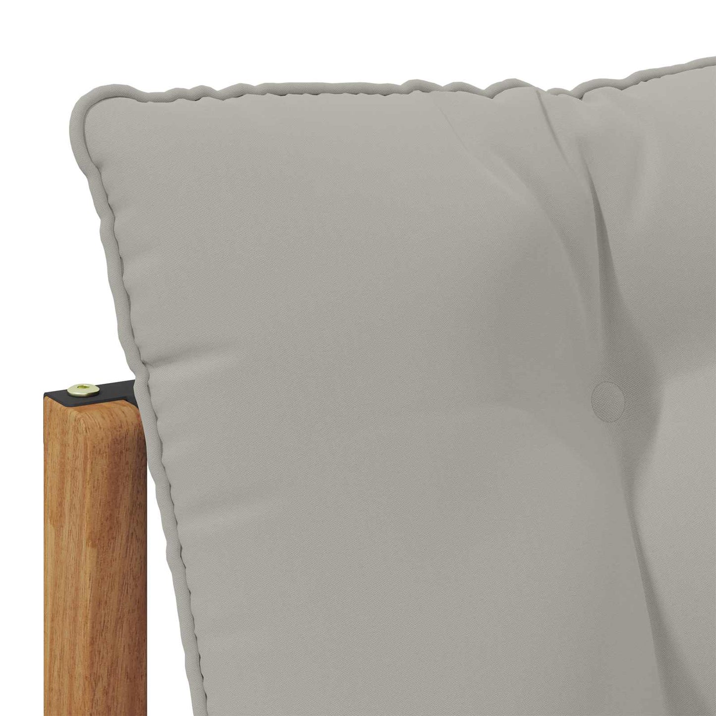 Outdoor Mittel- und Ecksofa mit Kissen 3 Stück Natur