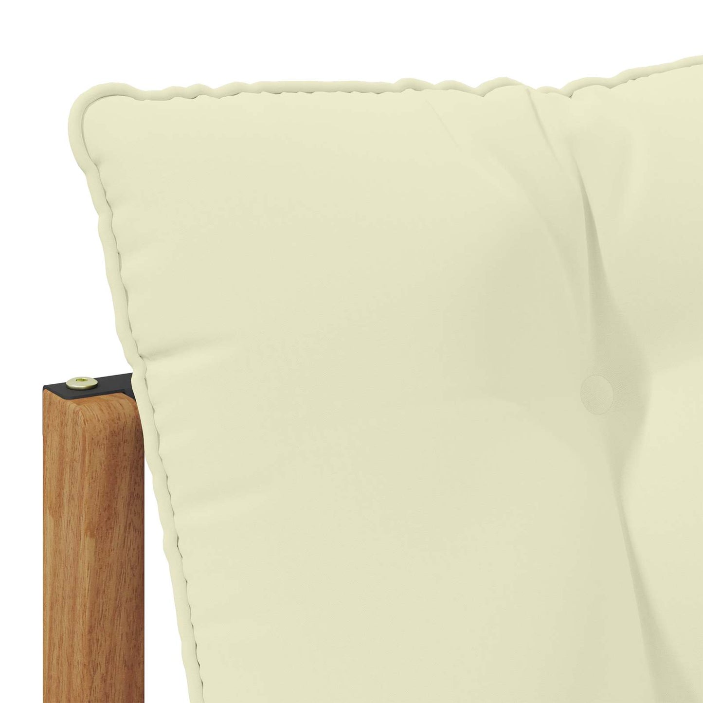 Ecksofa-Einheiten für draußen mit Kissen 3 Stück Natur