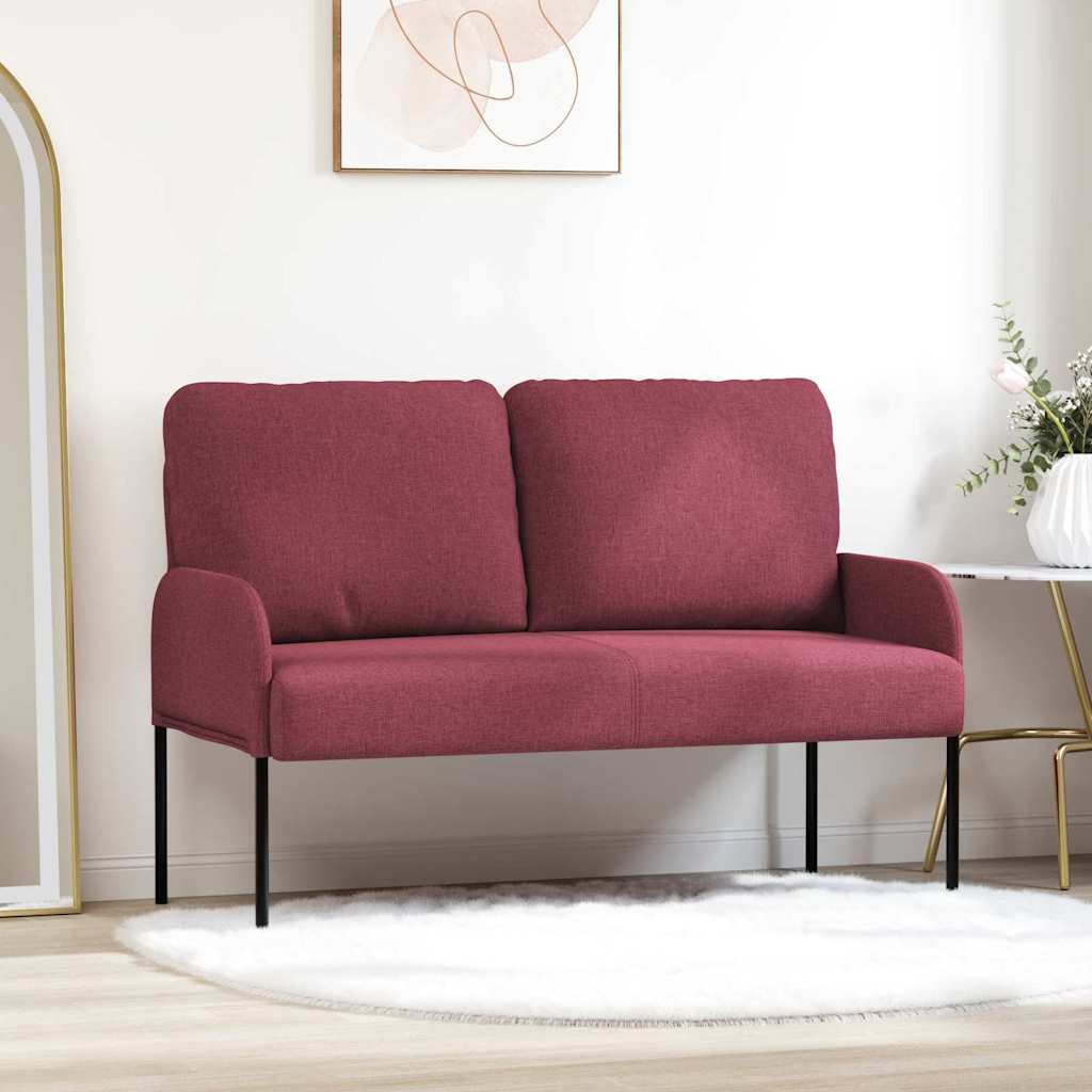 Sofas mit Kissen 110cm Weinrot Sperrholz