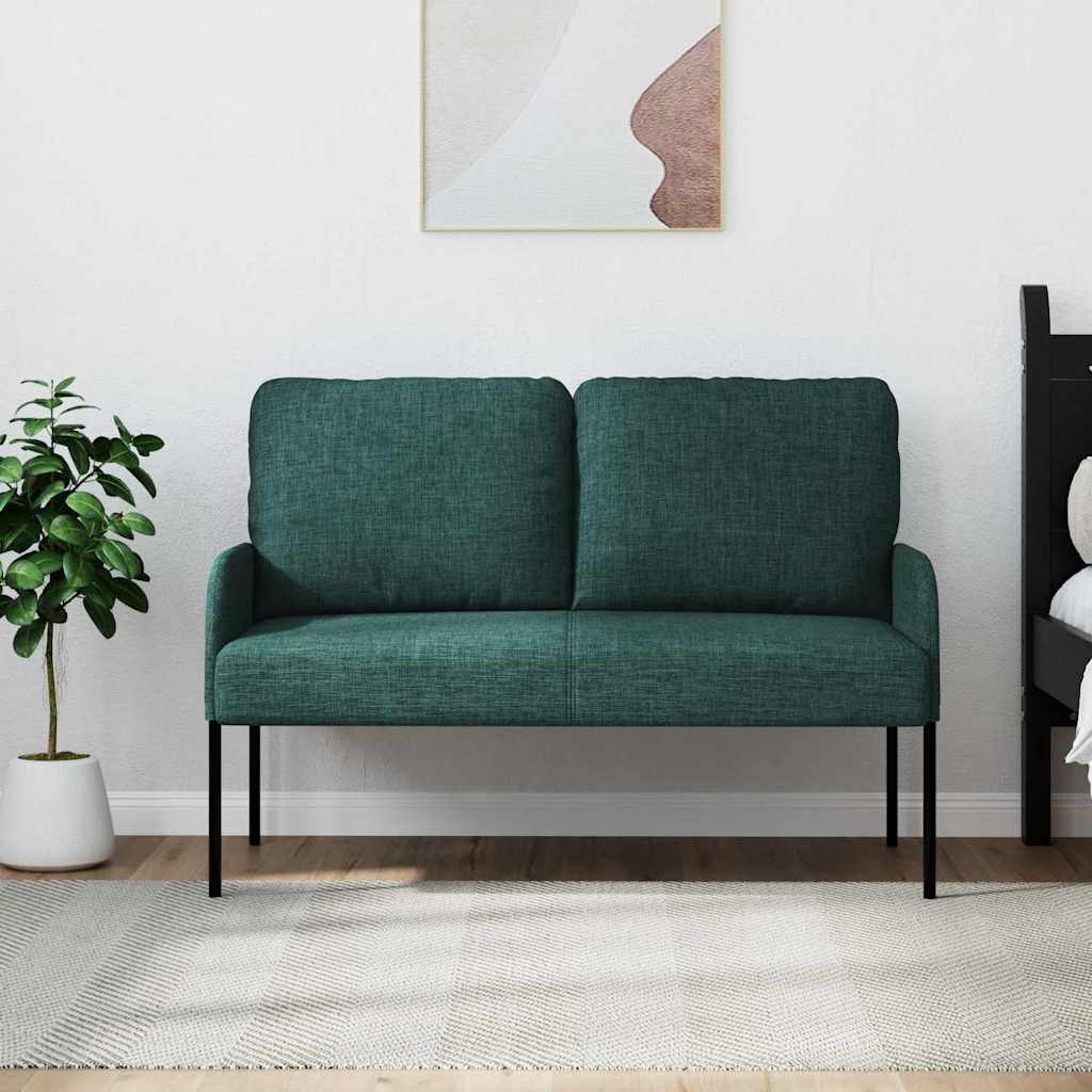 Sofas mit Kissen 110cm Dunkelgrün Sperrholz