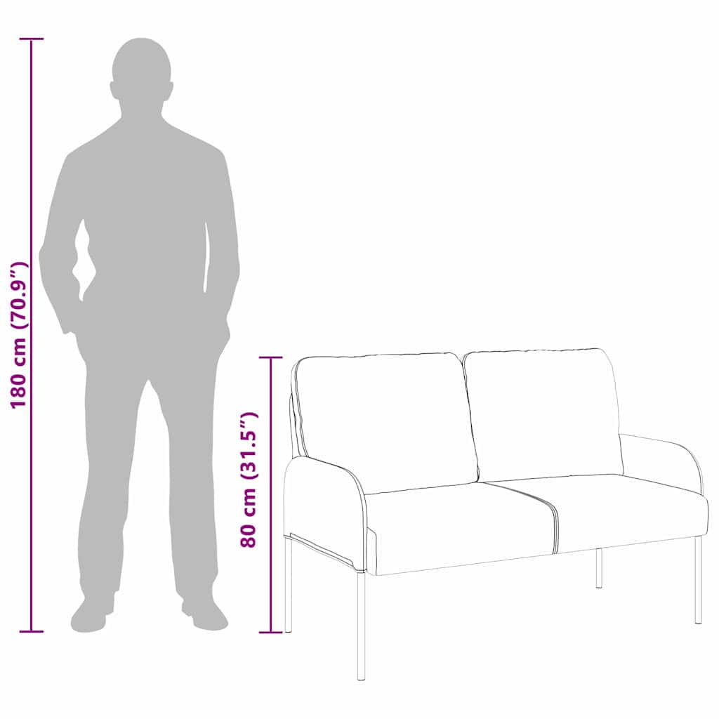 Sofas mit Kissen 110cm Dunkelgrün Sperrholz