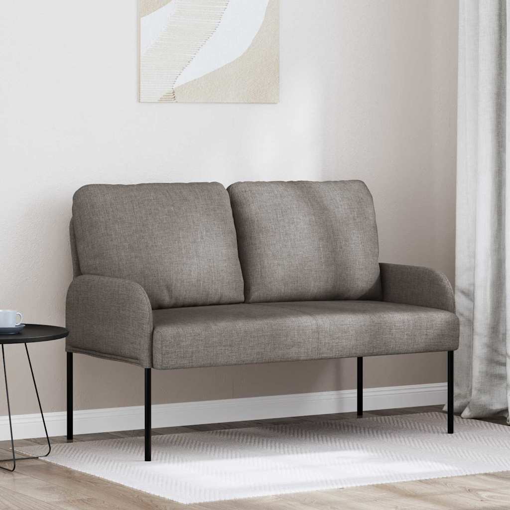 Sofas mit Kissen 110cm Taupe Sperrholz