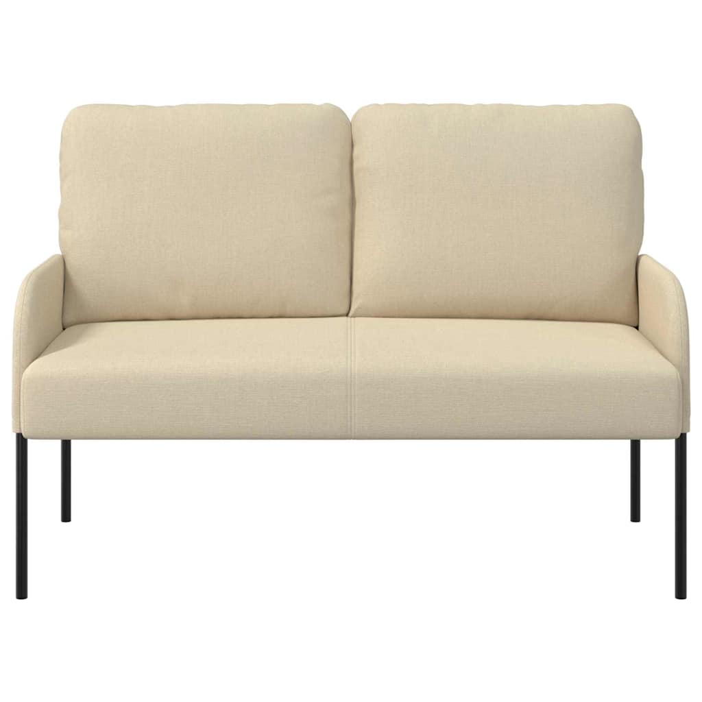 Sofas mit Kissen 110cm Creme Sperrholz