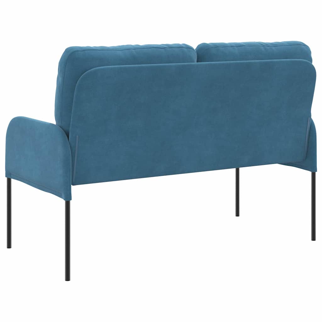 Sofas mit Kissen 110cm Blau Sperrholz
