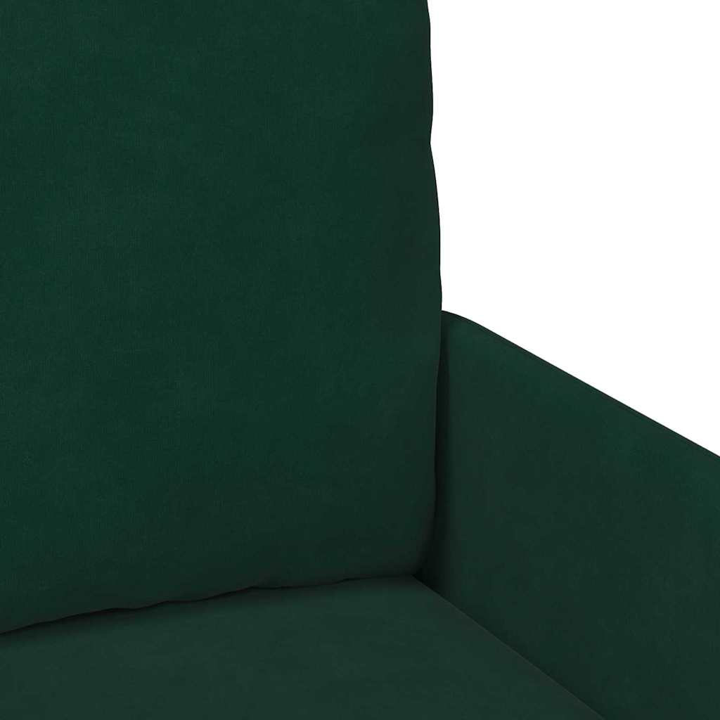 Sofas mit Kissen 110cm Dunkelgrün Sperrholz