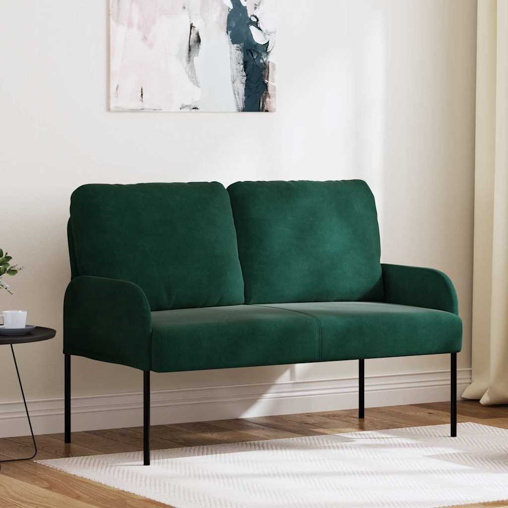 Sofas mit Kissen 110cm Dunkelgrün Sperrholz