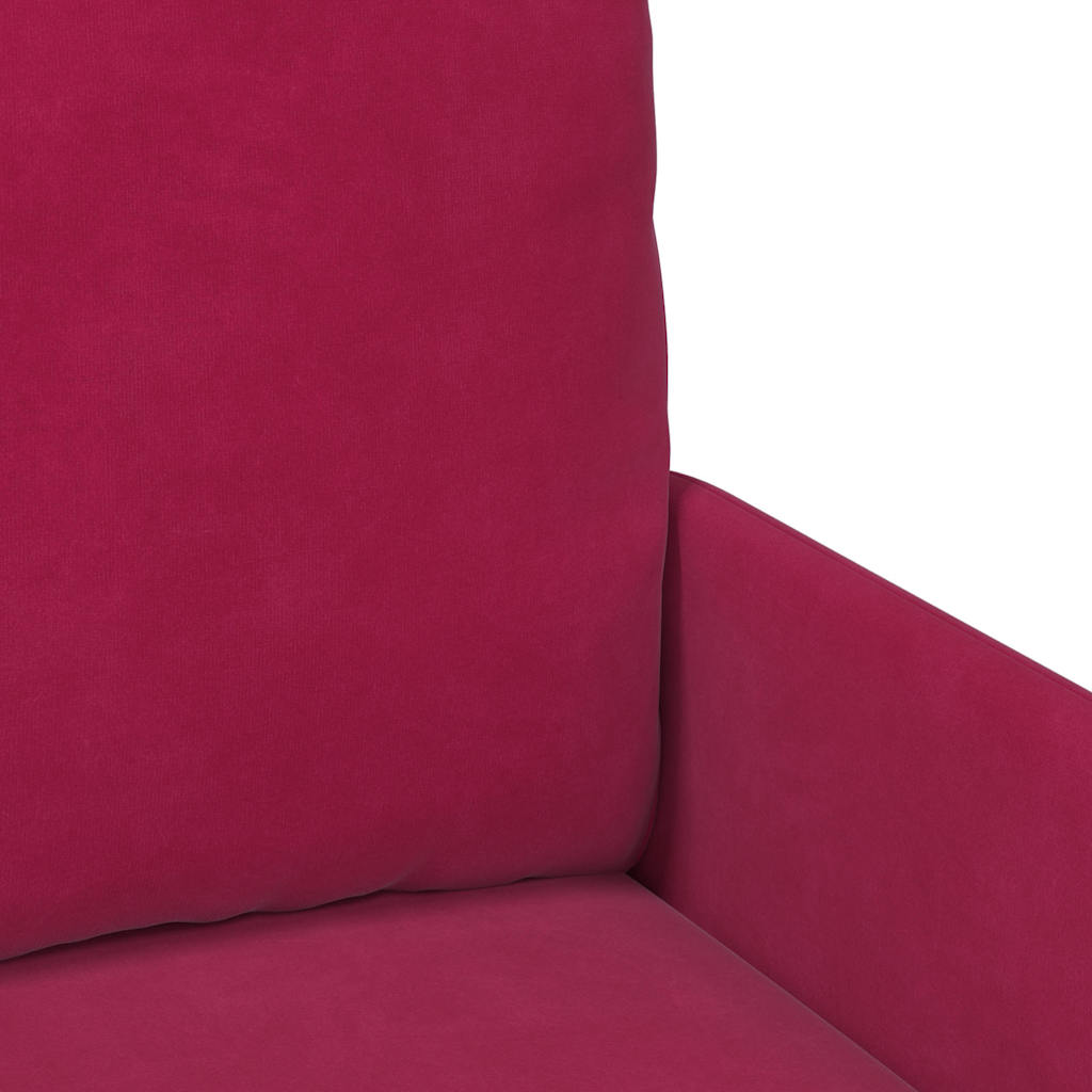 Sofas mit Kissen 110cm Weinrot Sperrholz