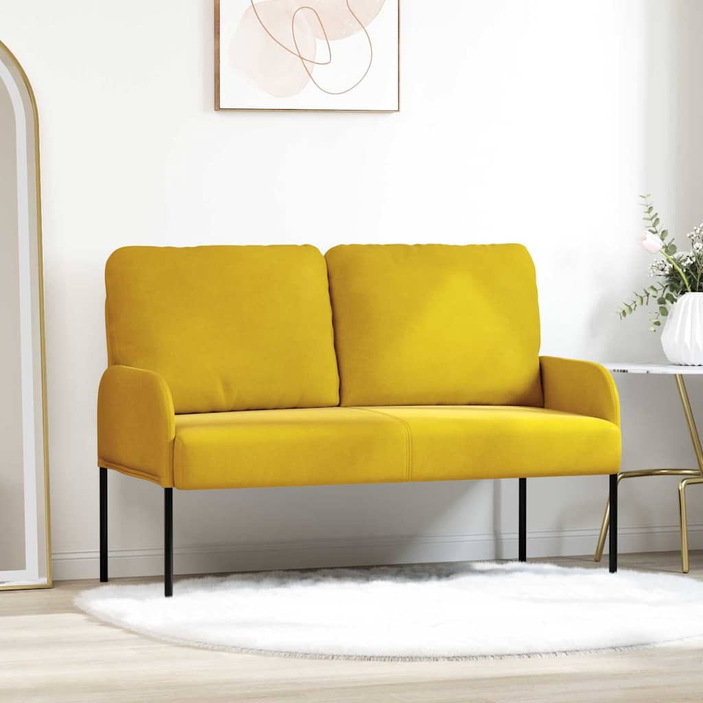 Sofas mit Kissen 110cm Gelb Sperrholz
