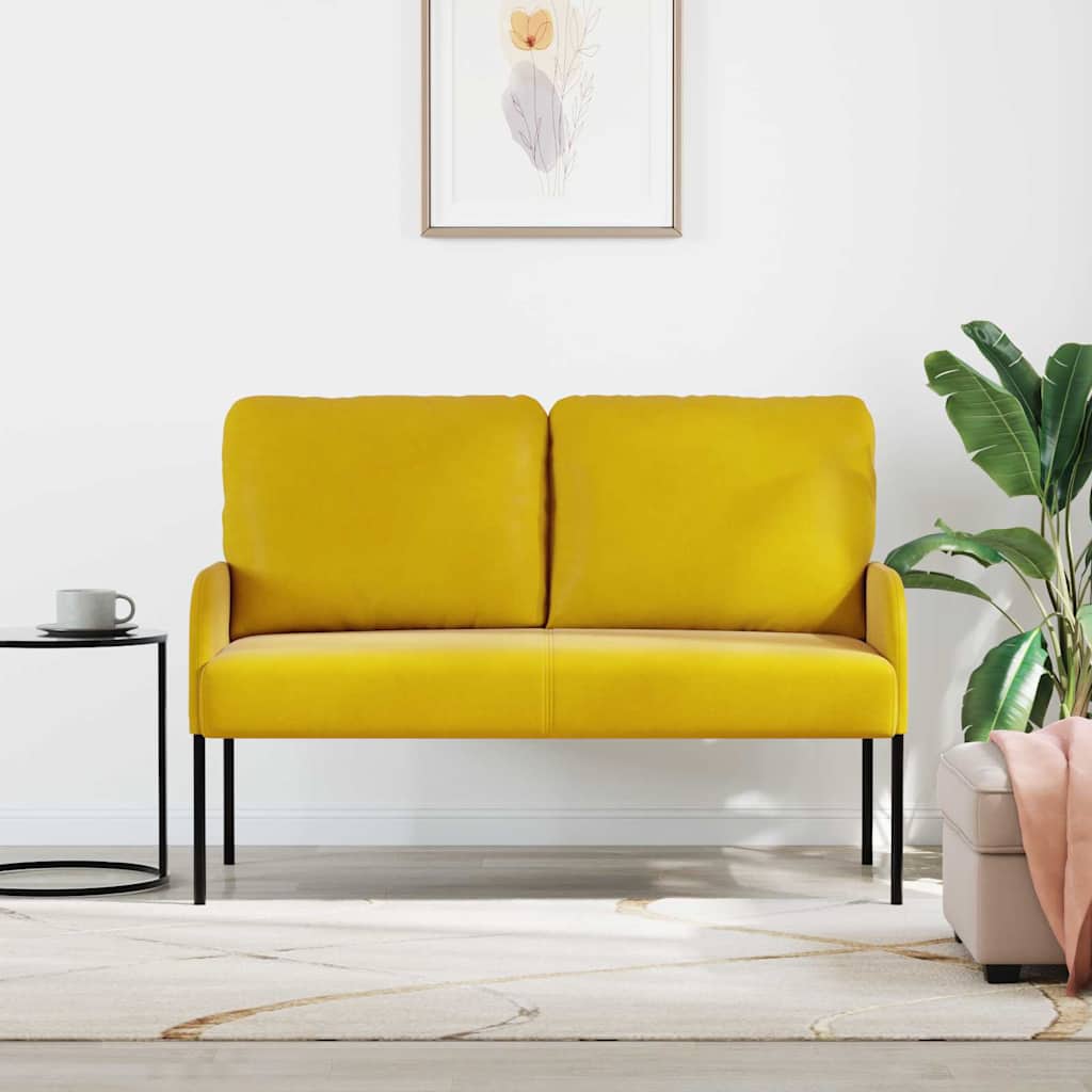 Sofas mit Kissen 110cm Gelb Sperrholz
