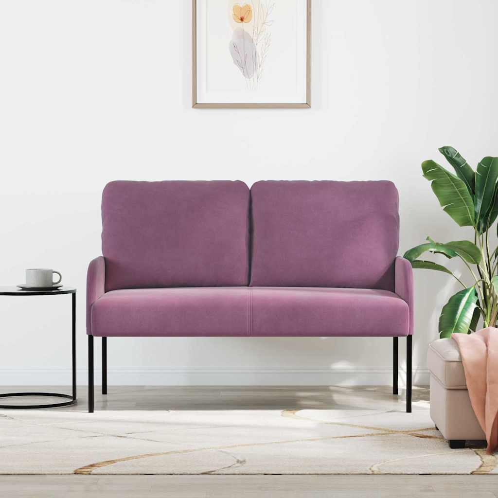 Sofas mit Kissen 110cm Lila Sperrholz