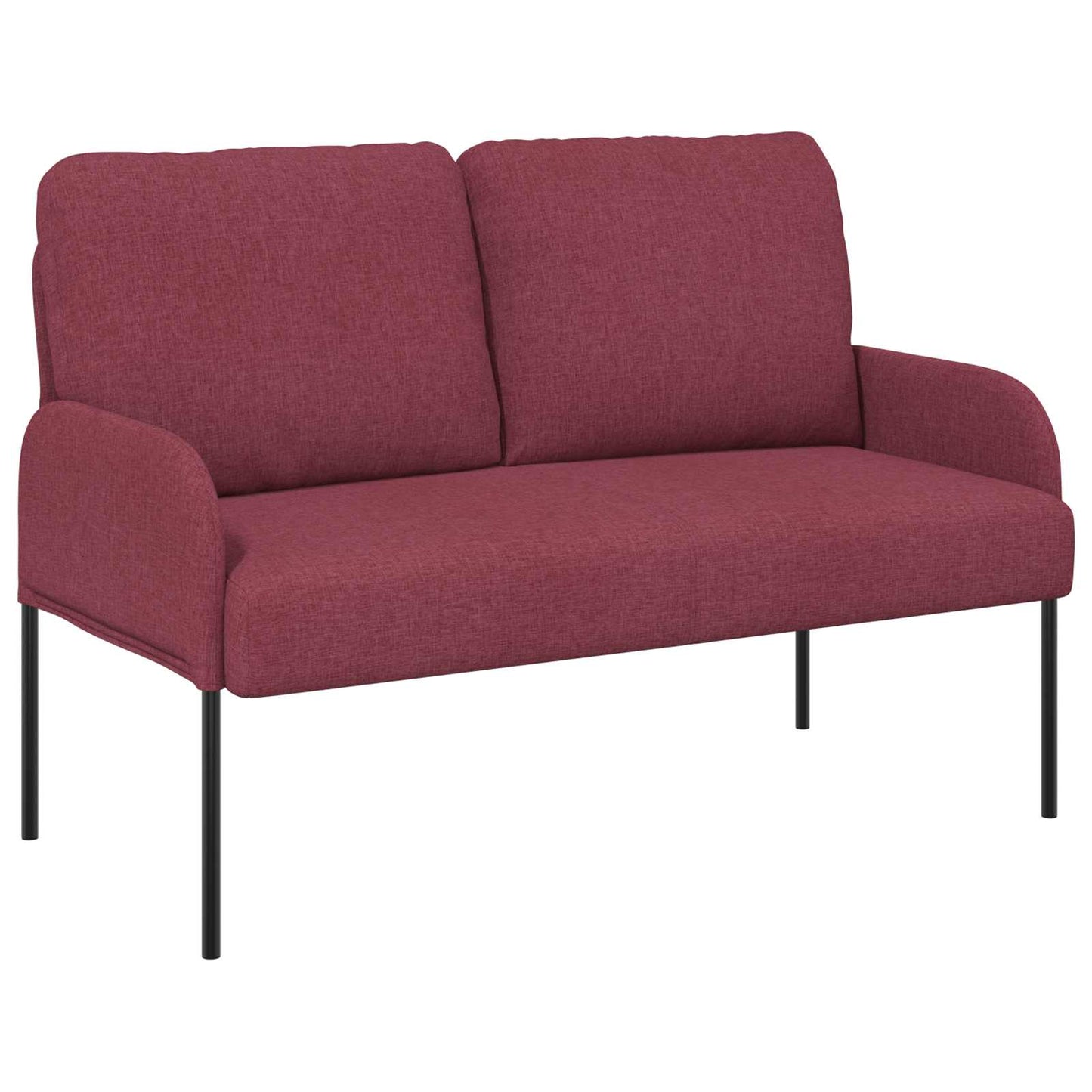 Sofagarnituren 3 pcs Weinrot 115 x 56 x 80 cm Sperrholz