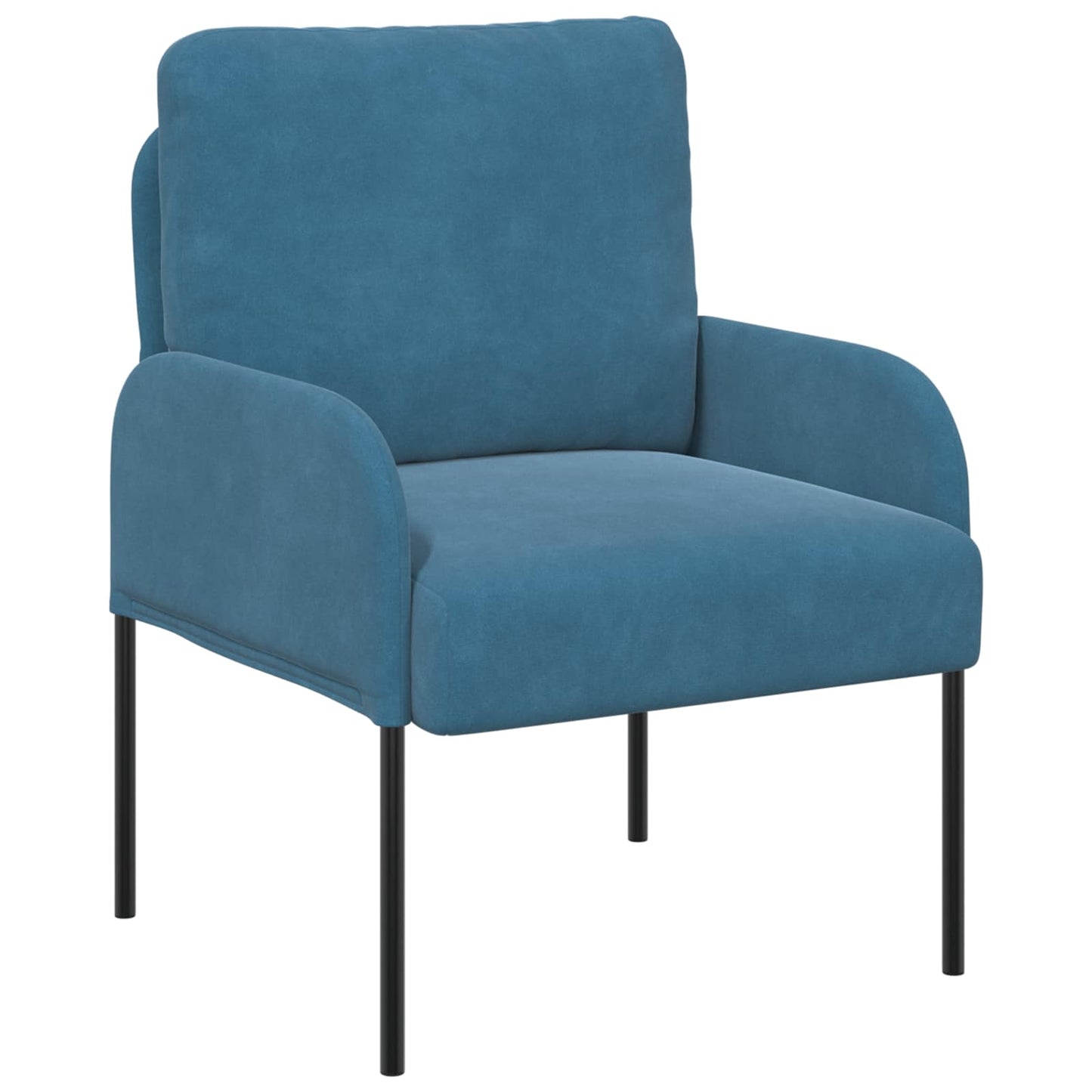 Sofagarnituren mit Kissen 3 pcs Blau 115 x 56 x 80 cm Sperrholz