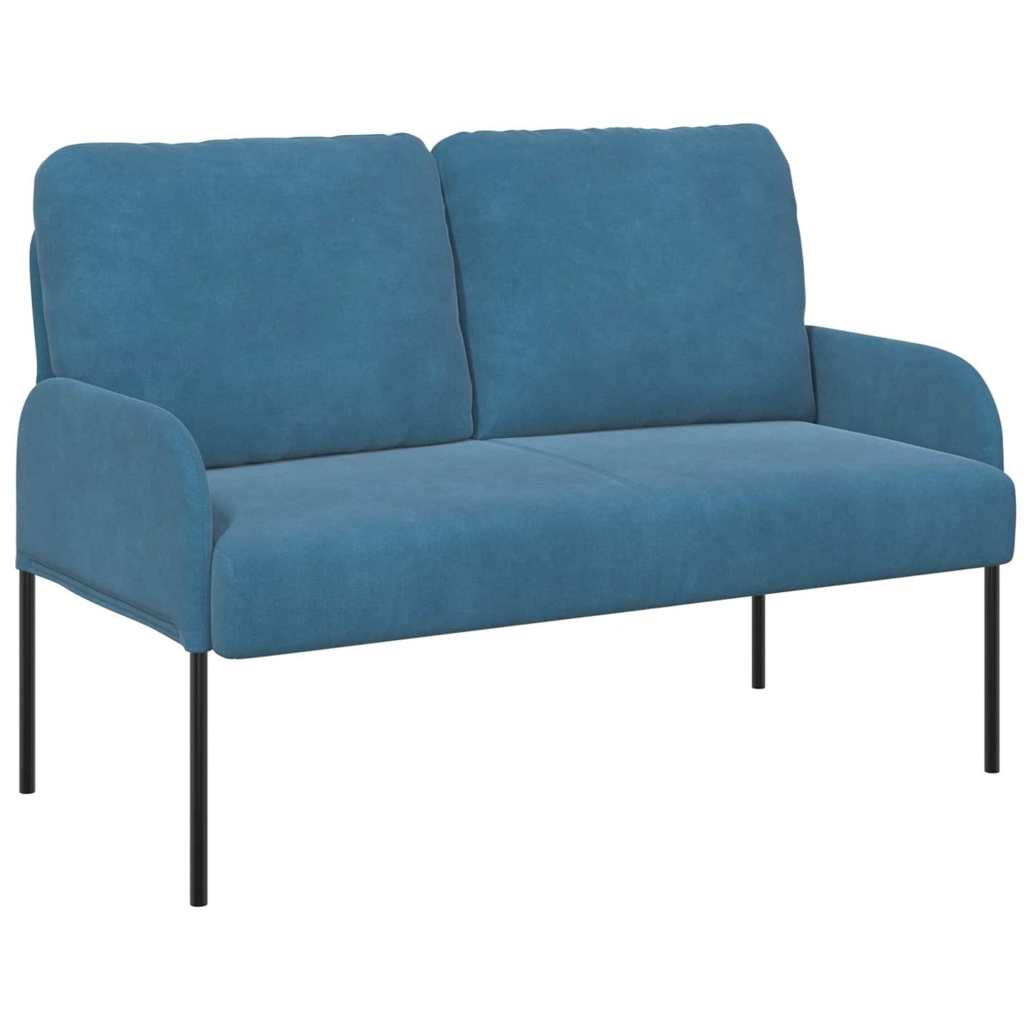 Sofagarnituren mit Kissen 3 pcs Blau 115 x 56 x 80 cm Sperrholz