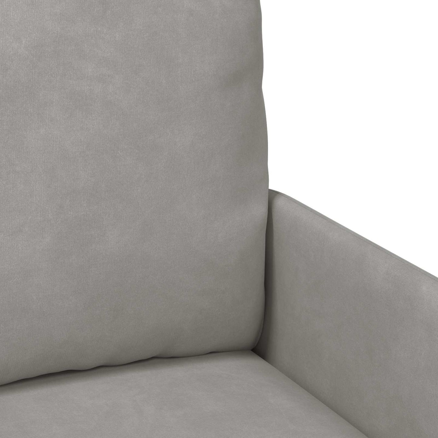 Sofagarnituren 3 pcs Hellgrau 115 x 56 x 80 cm Sperrholz
