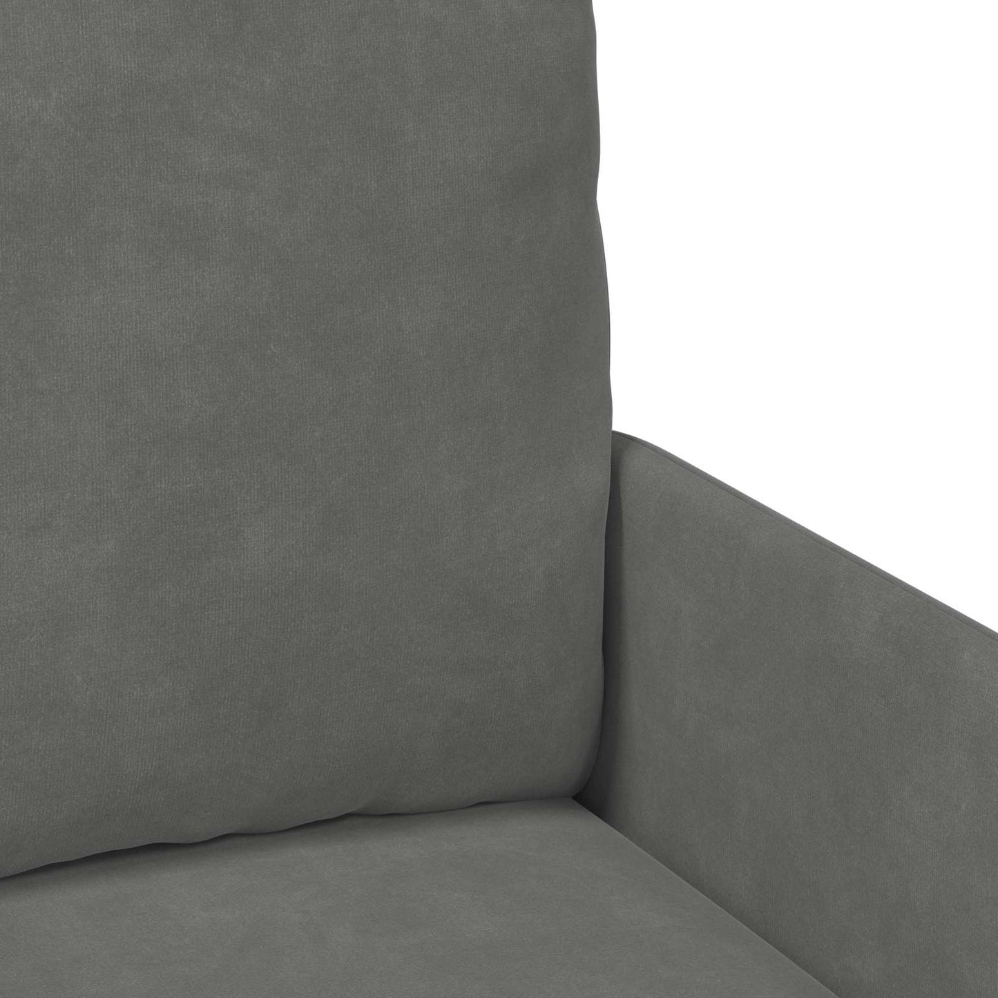 Sofagarnituren 3 pcs Dunkelgrau 115 x 56 x 80 cm Sperrholz