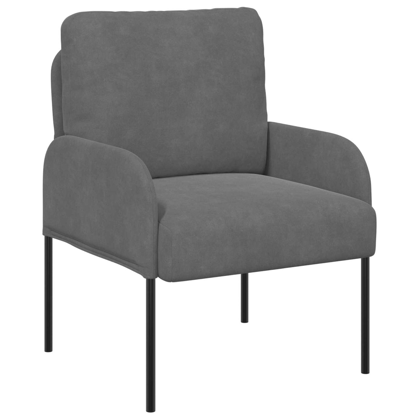 Sofagarnituren 3 pcs Dunkelgrau 115 x 56 x 80 cm Sperrholz