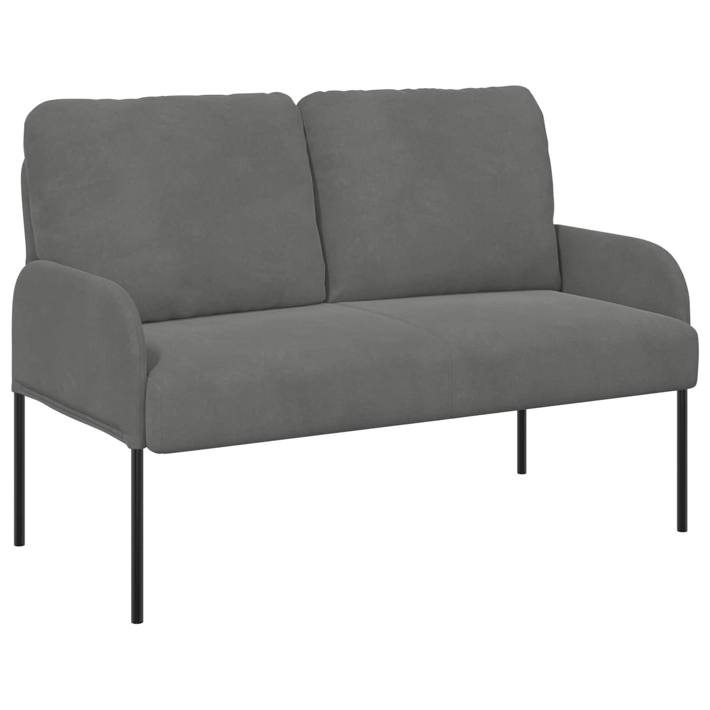 Sofagarnituren 3 pcs Dunkelgrau 115 x 56 x 80 cm Sperrholz