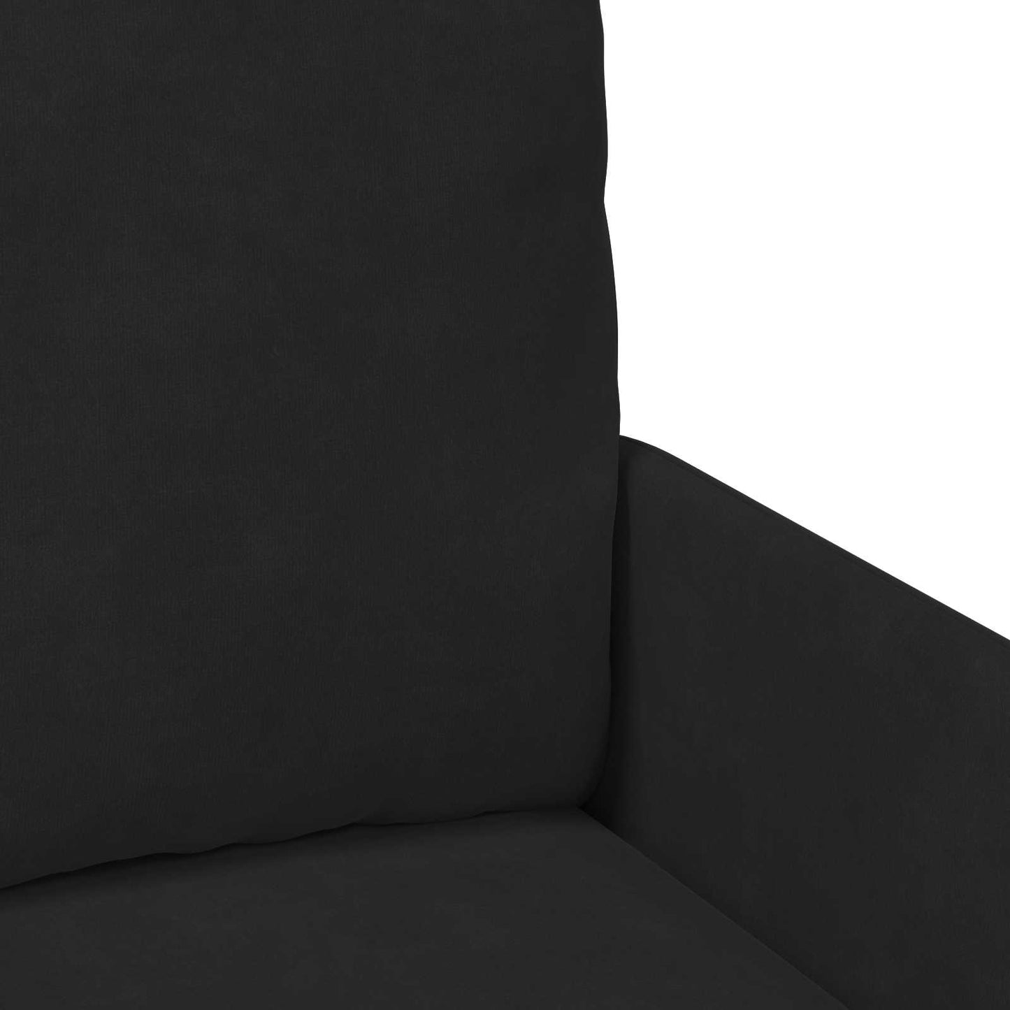 Sofagarnituren 3 pcs Schwarz 115 x 56 x 80 cm Sperrholz