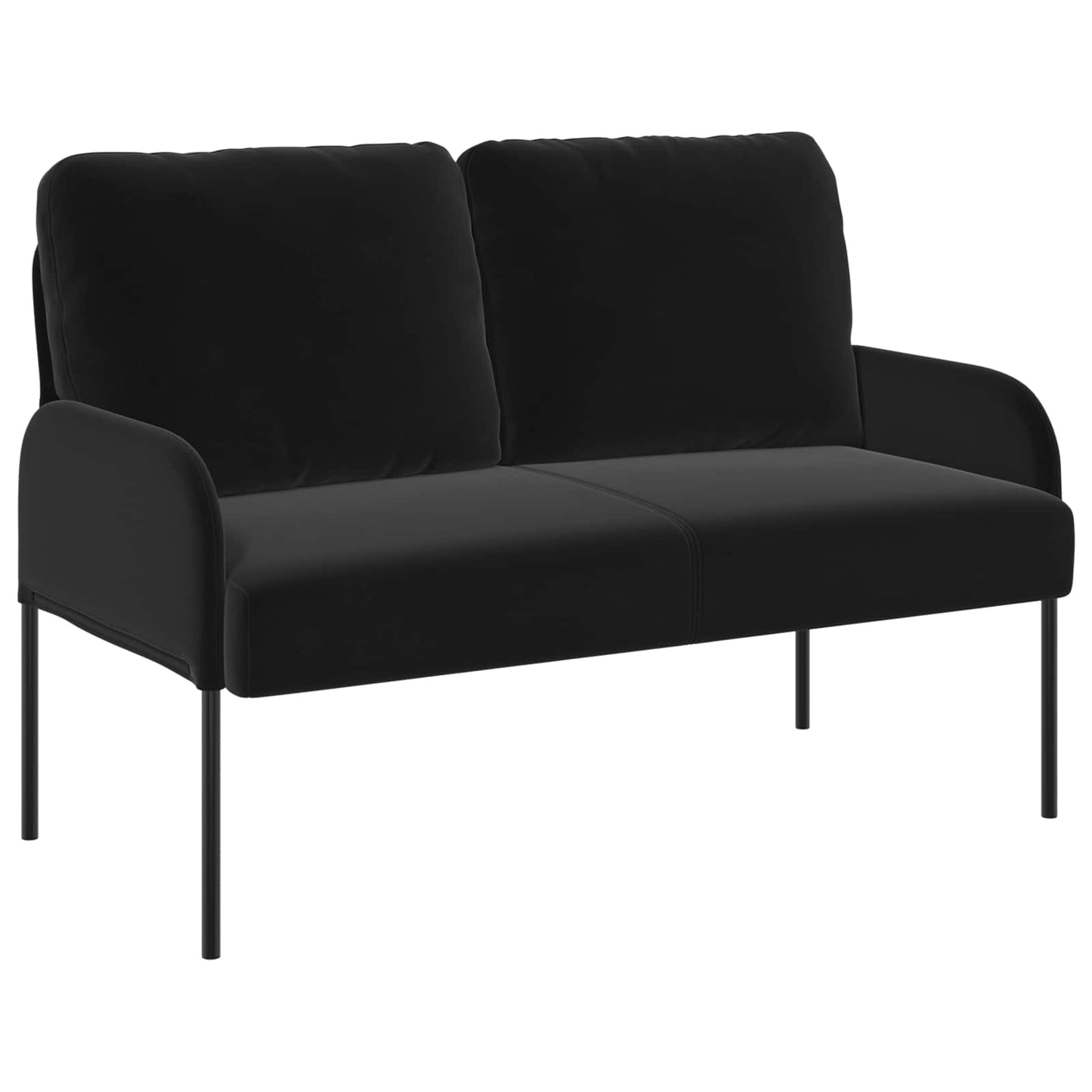 Sofagarnituren 3 pcs Schwarz 115 x 56 x 80 cm Sperrholz