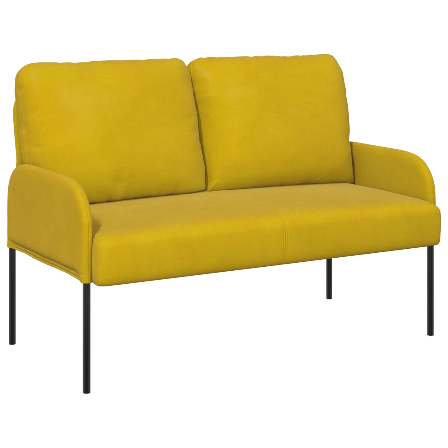 Sofagarnituren mit Kissen 3 pcs Gelb 115 x 56 x 80 cm Sperrholz