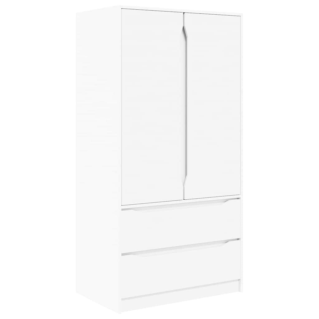 Kleiderschrank mit Tür Weiß 79,5 x 49 x 156 cm Holzwerkstoff