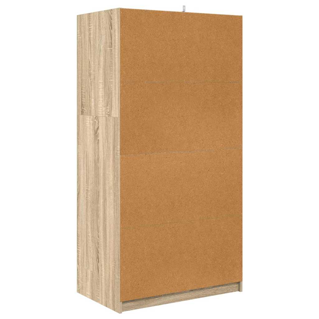 Kleiderschrank Sonoma-Eiche 79,5 x 49 x 156 cm Holzwerkstoff