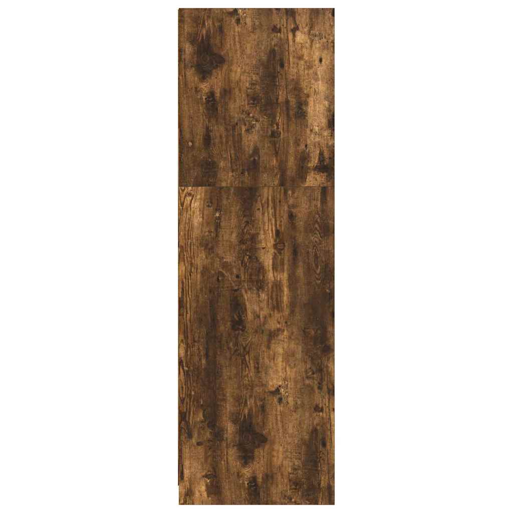 Kleiderschrank mit Tür Geräucherte Eiche 79,5 x 49 x 156 cm
