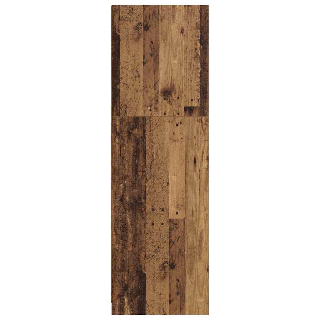 Kleiderschrank mit Tür Altholz 79,5 x 49 x 156 cm Holzwerkstoff