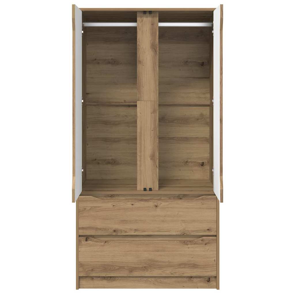 Kleiderschrank Artisan-Eiche 79,5 x 49 x 156 cm Holzwerkstoff