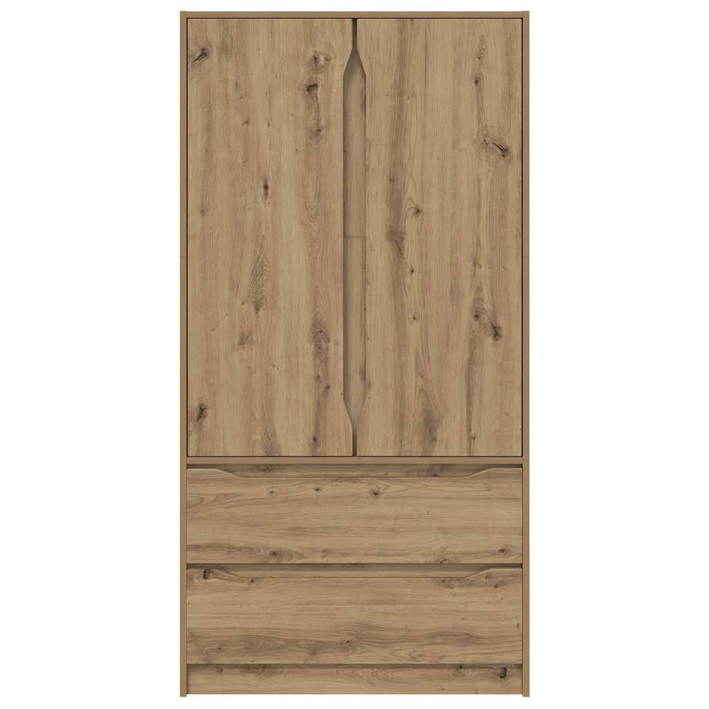 Kleiderschrank Artisan-Eiche 79,5 x 49 x 156 cm Holzwerkstoff