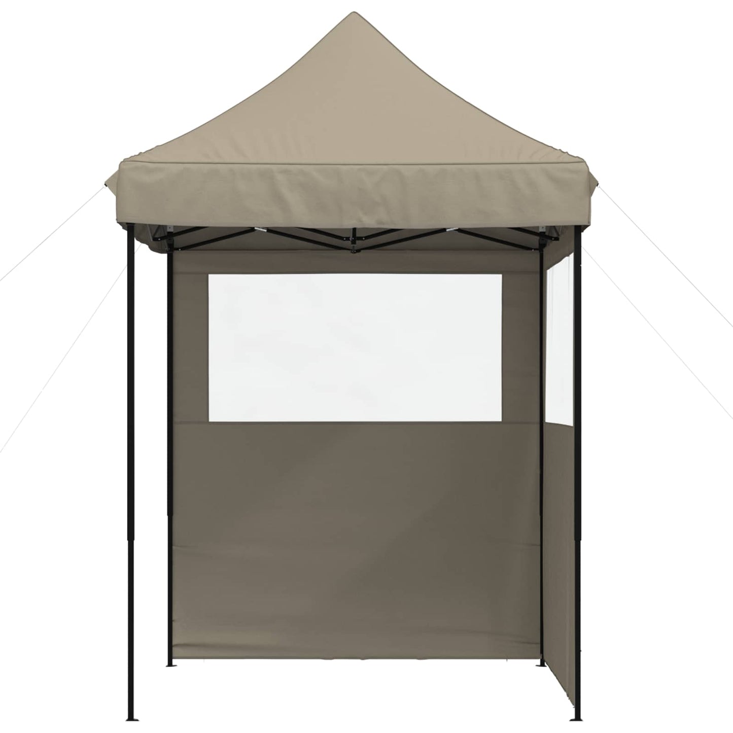 Party-Zelt Taupe 200 x 200 x 306 cm Oxford-Stoff