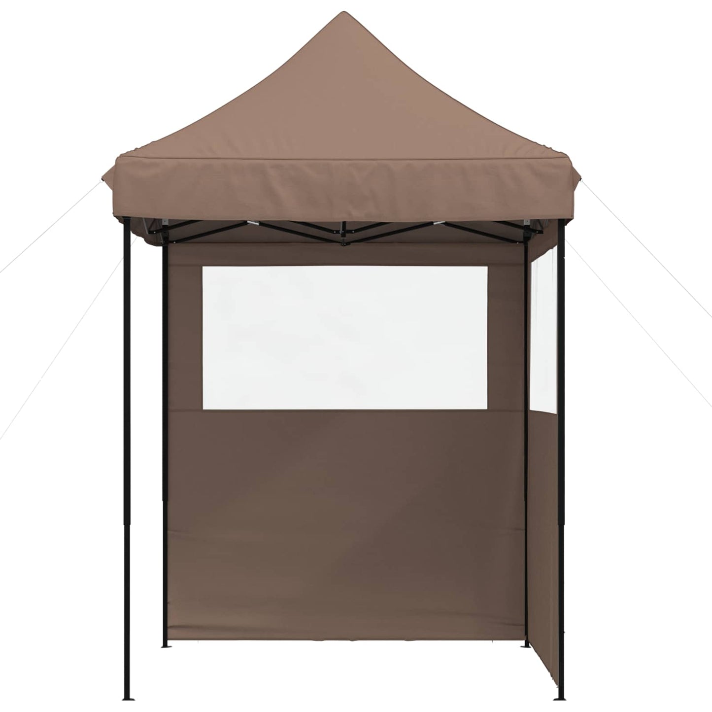Party-Zelt Braun 200 x 200 x 306 cm Oxford-Stoff