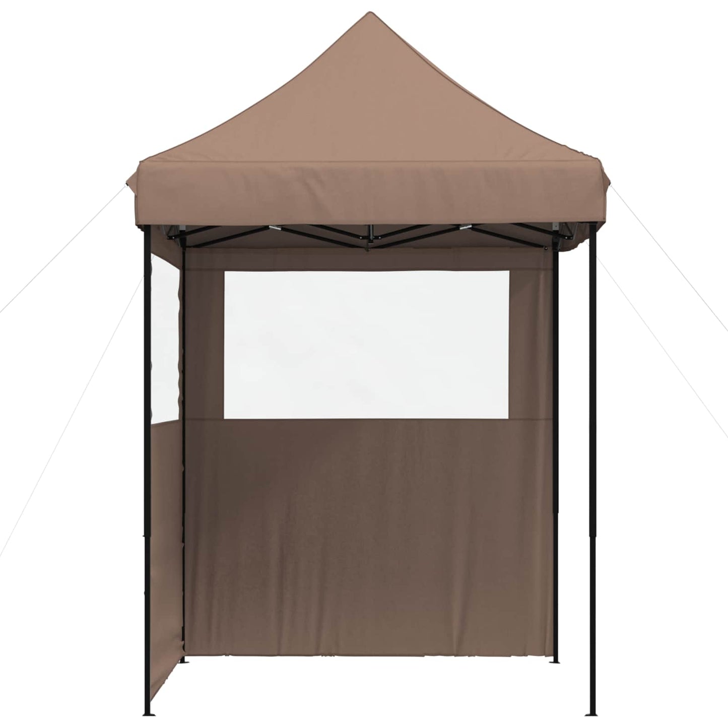 Party-Zelt Braun 200 x 200 x 306 cm Oxford-Stoff