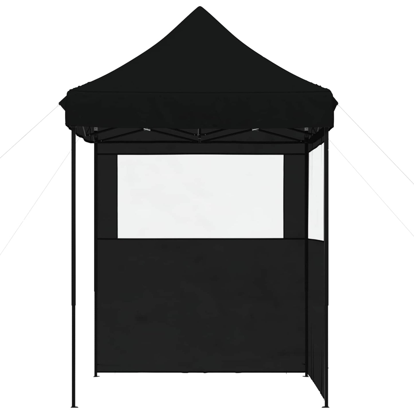Party-Zelt Schwarz 200 x 200 x 306 cm Oxford-Stoff