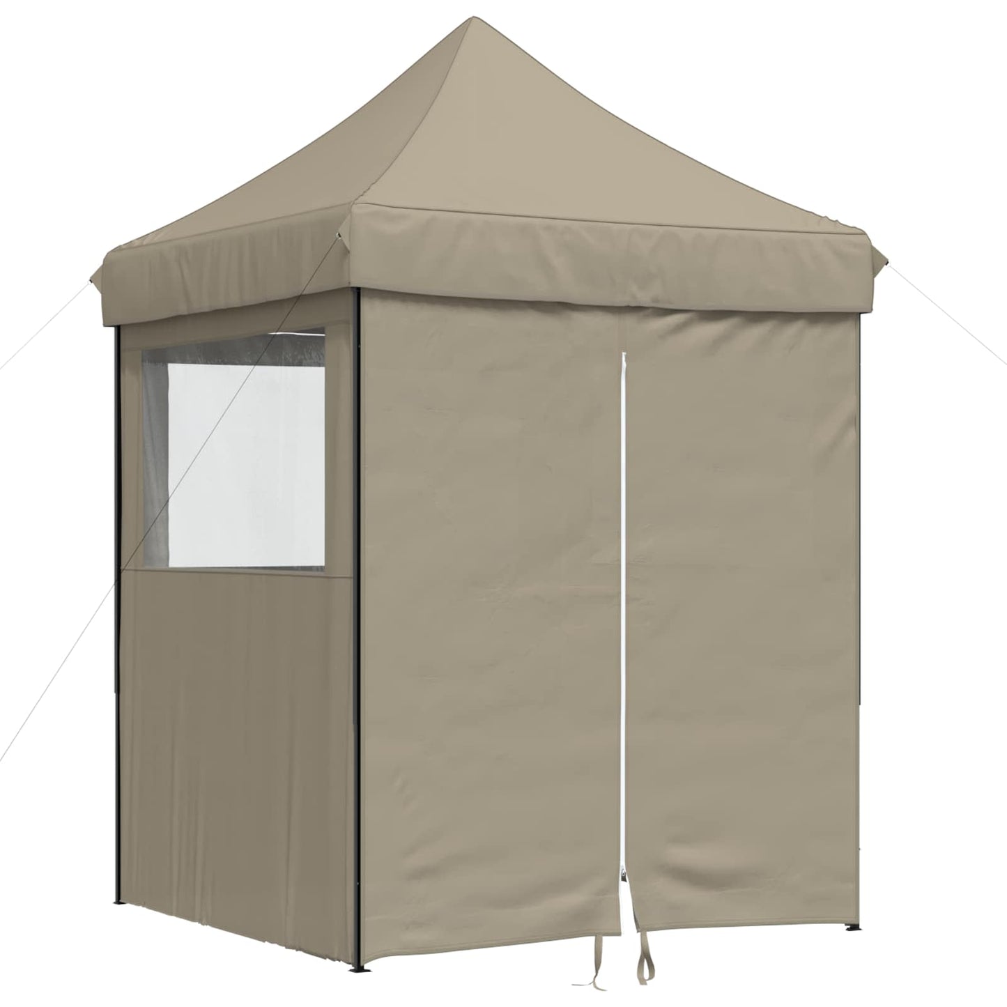 Party-Zelt Taupe 200 x 200 x 306 cm Oxford-Stoff