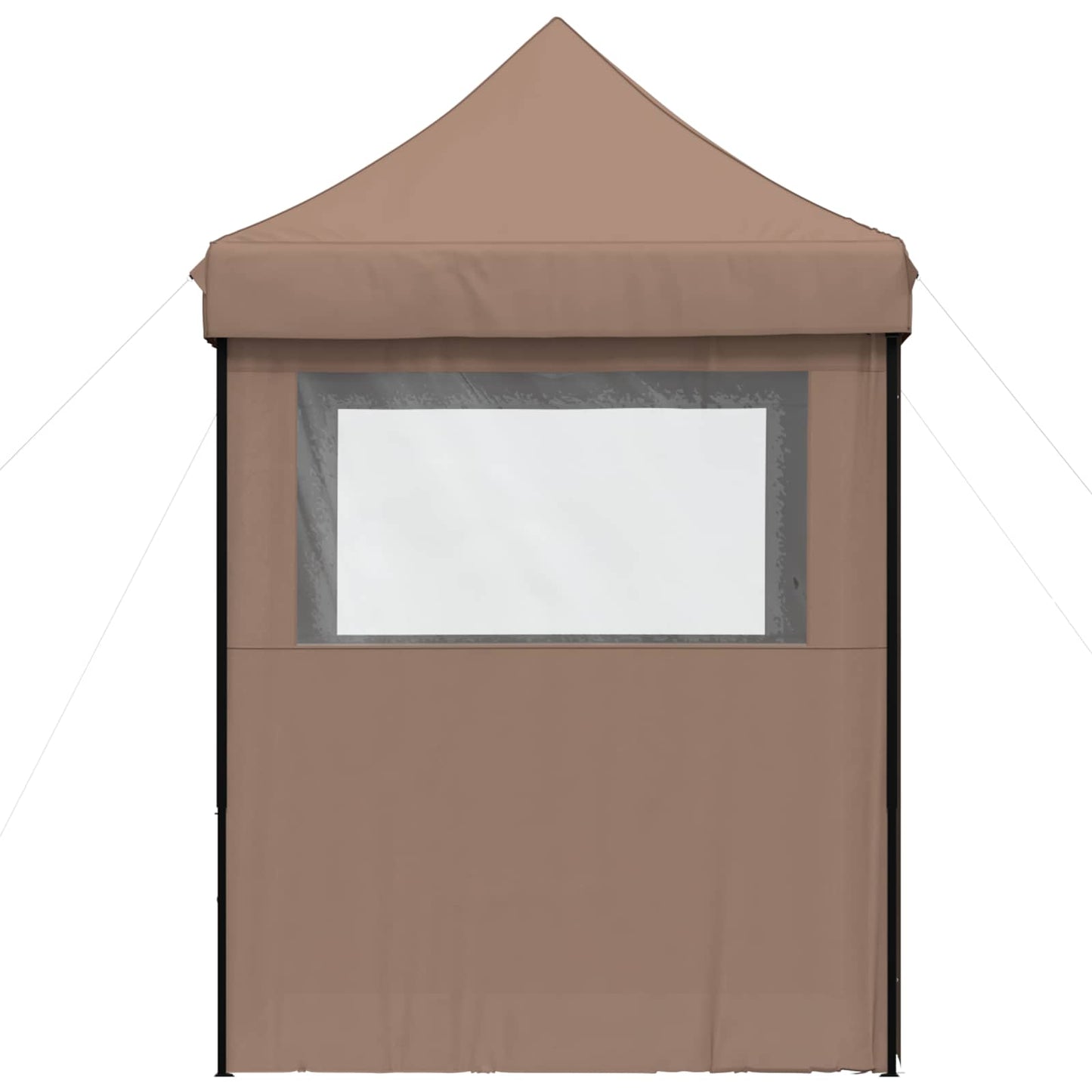 Party-Zelt Braun 200 x 200 x 306 cm Oxford-Stoff