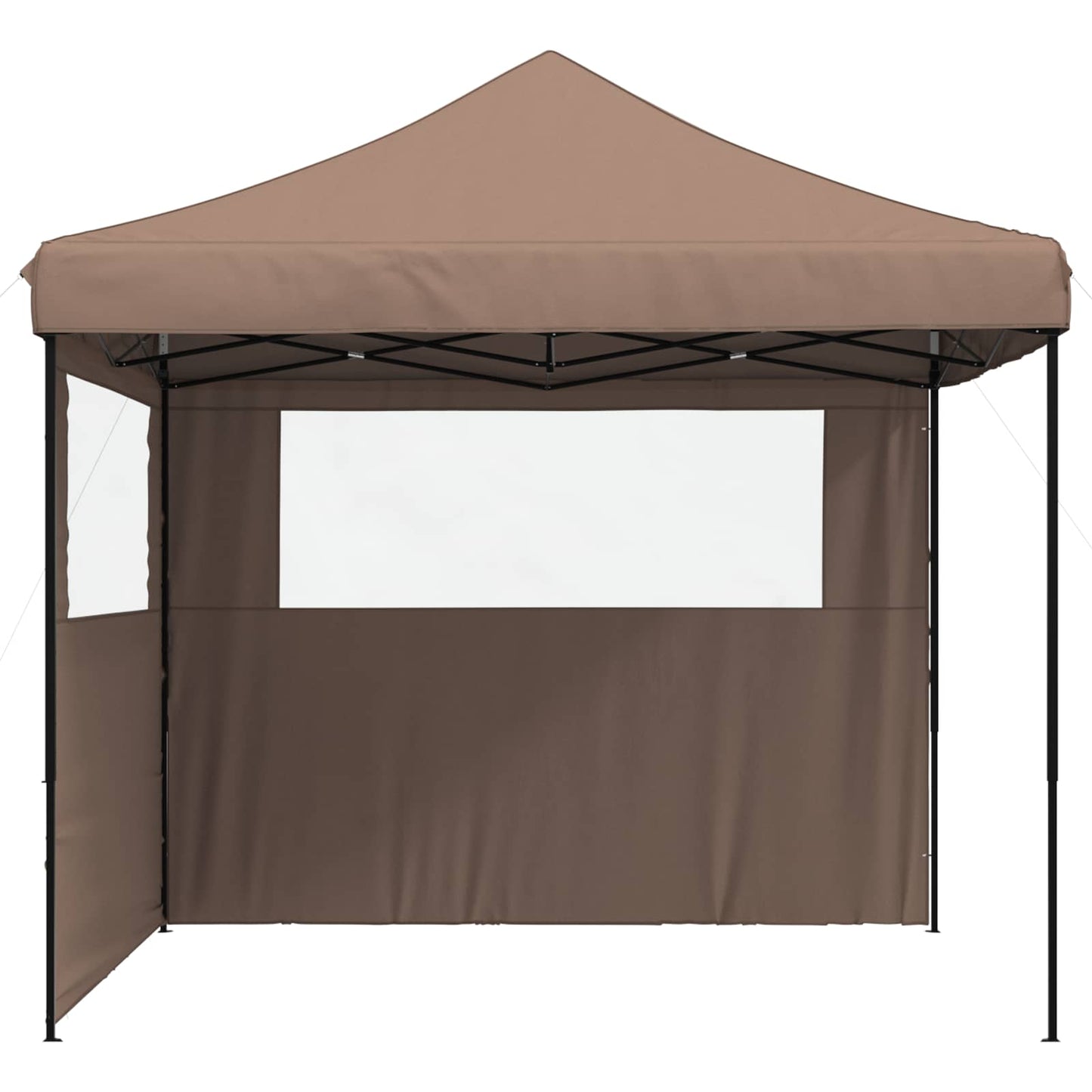 Party-Zelt Braun 292 x 292 x 315 cm Oxford-Stoff