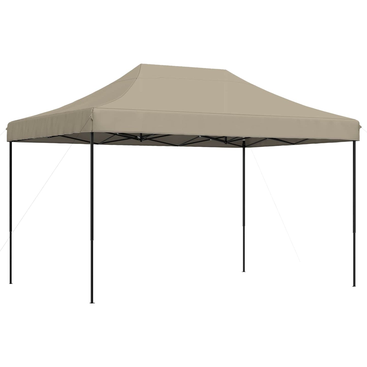 Party-Zelt Taupe 279 x 410 x 315 cm Oxford-Stoff