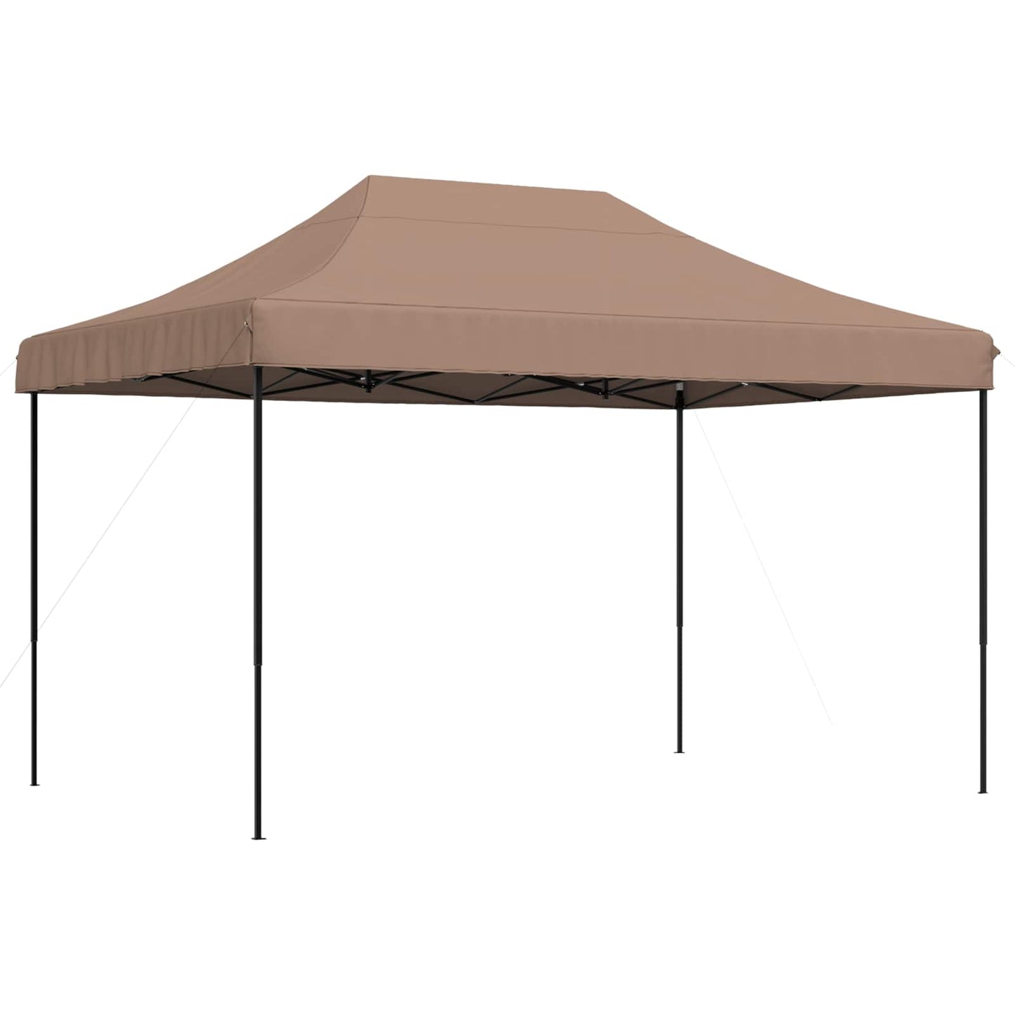 Party-Zelt Braun 279 x 410 x 315 cm Oxford-Stoff