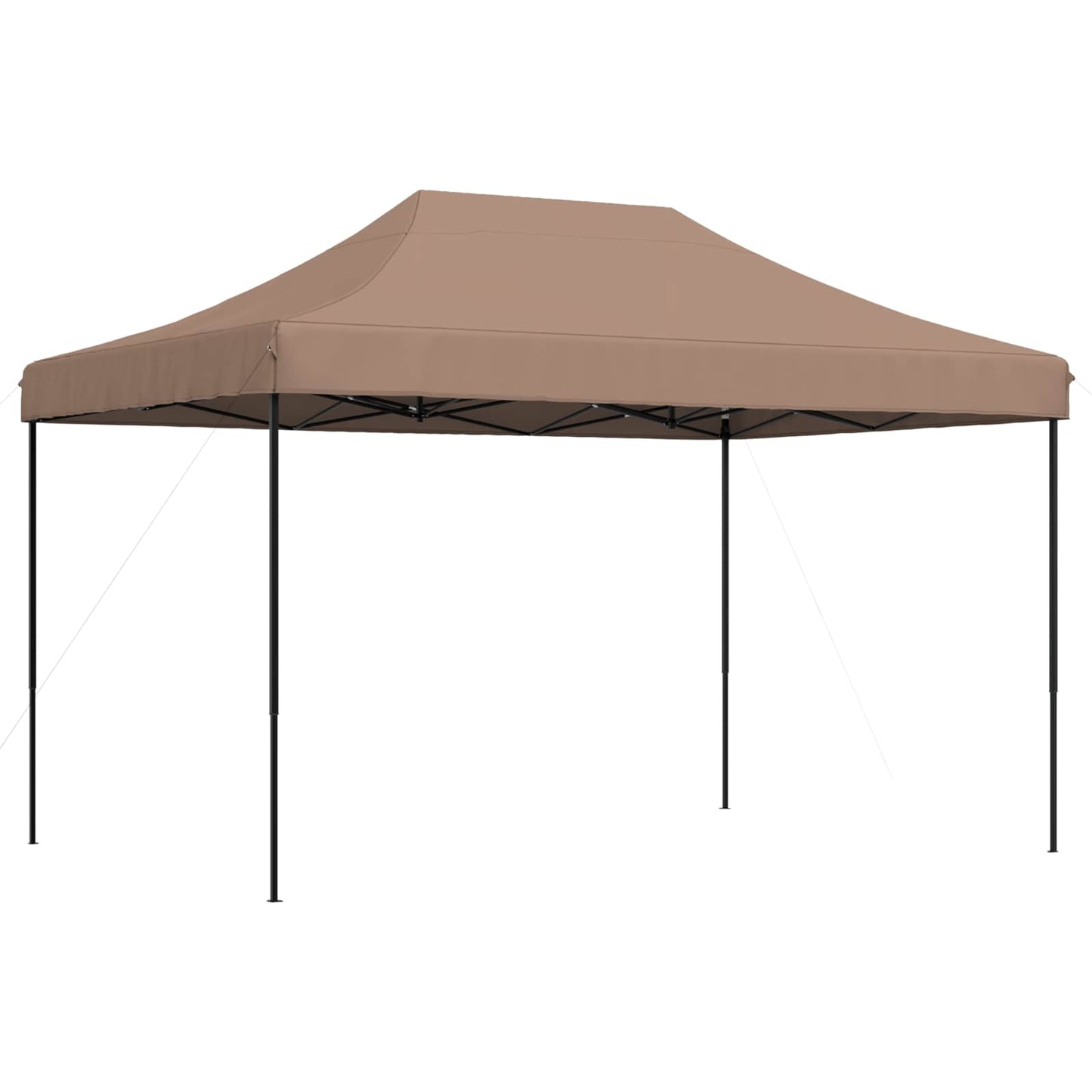 Party-Zelt Braun 279 x 410 x 315 cm Oxford-Stoff
