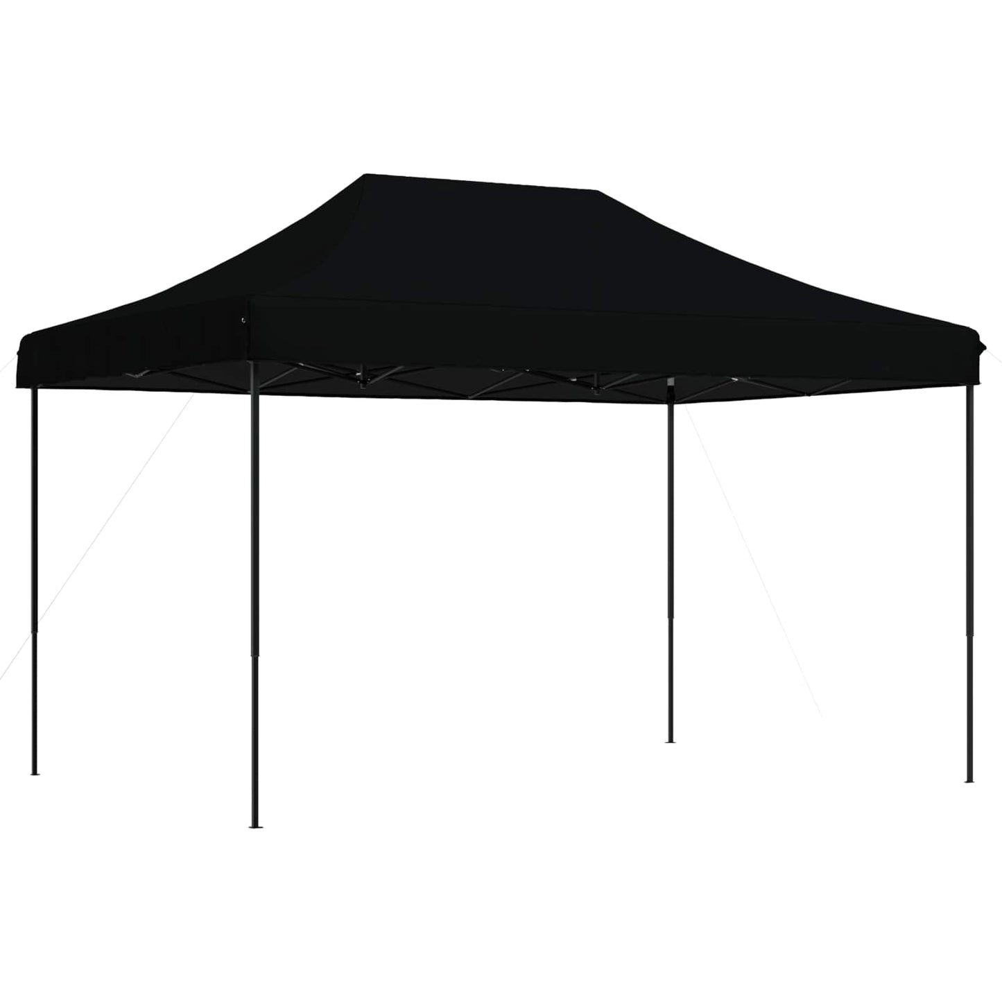 Party-Zelt Schwarz 279 x 410 x 315 cm Oxford-Stoff