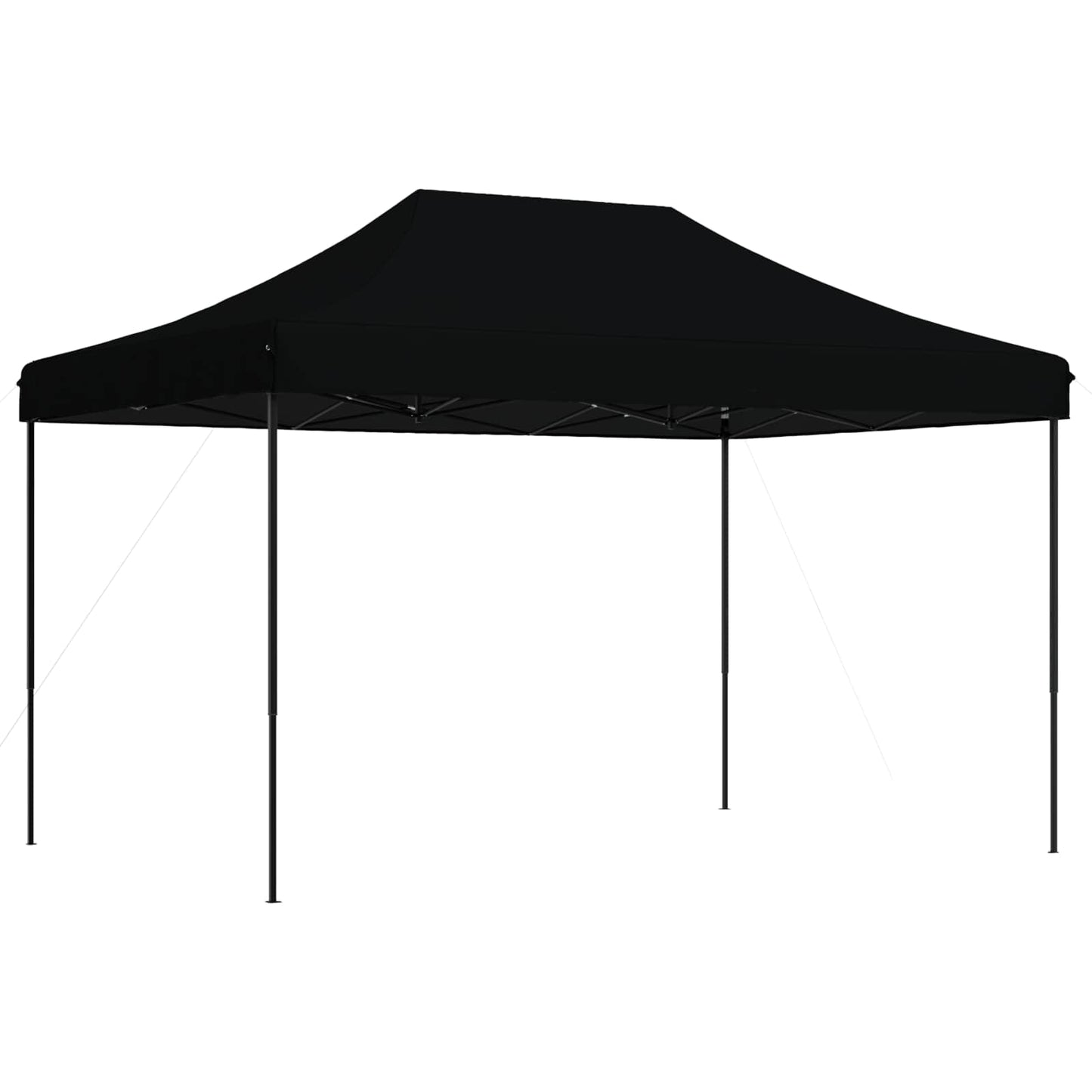 Party-Zelt Schwarz 279 x 410 x 315 cm Oxford-Stoff