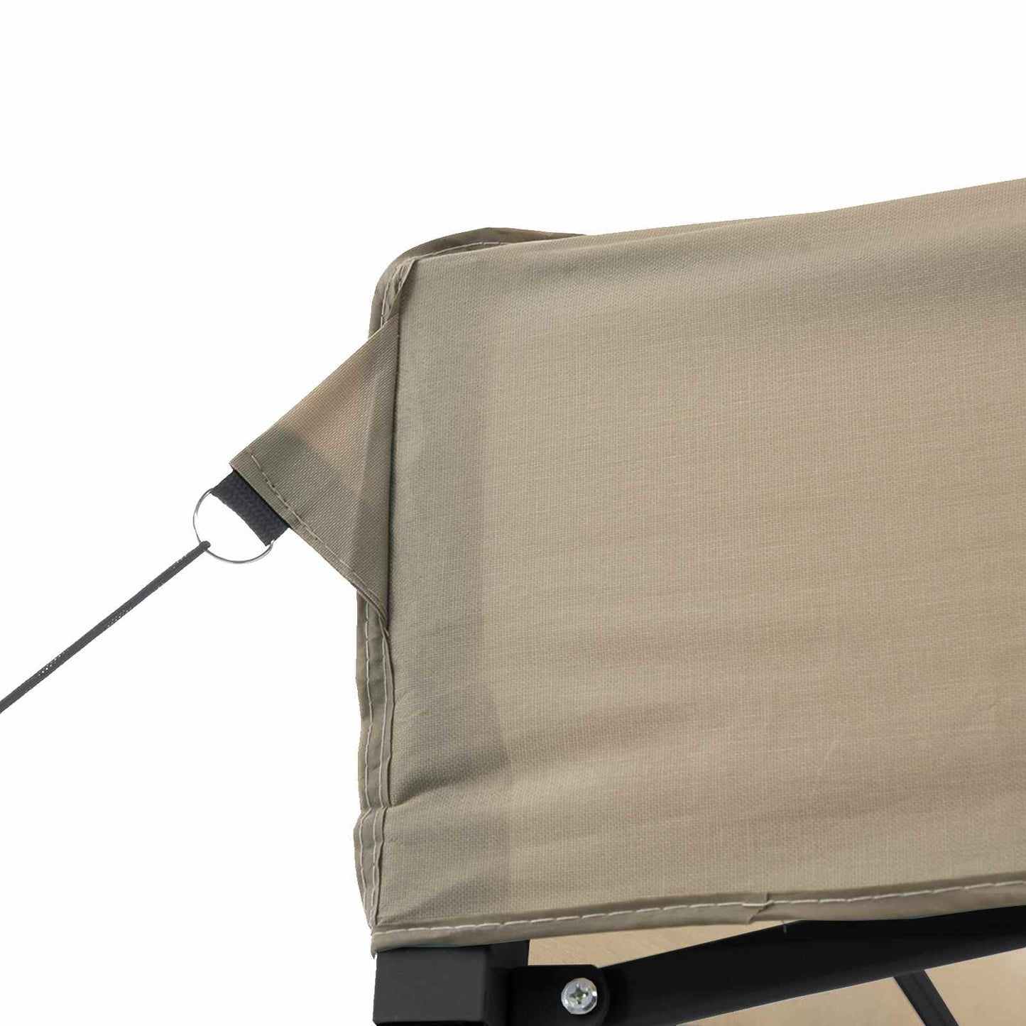 Party-Zelt Taupe 279 x 410 x 315 cm Oxford-Stoff