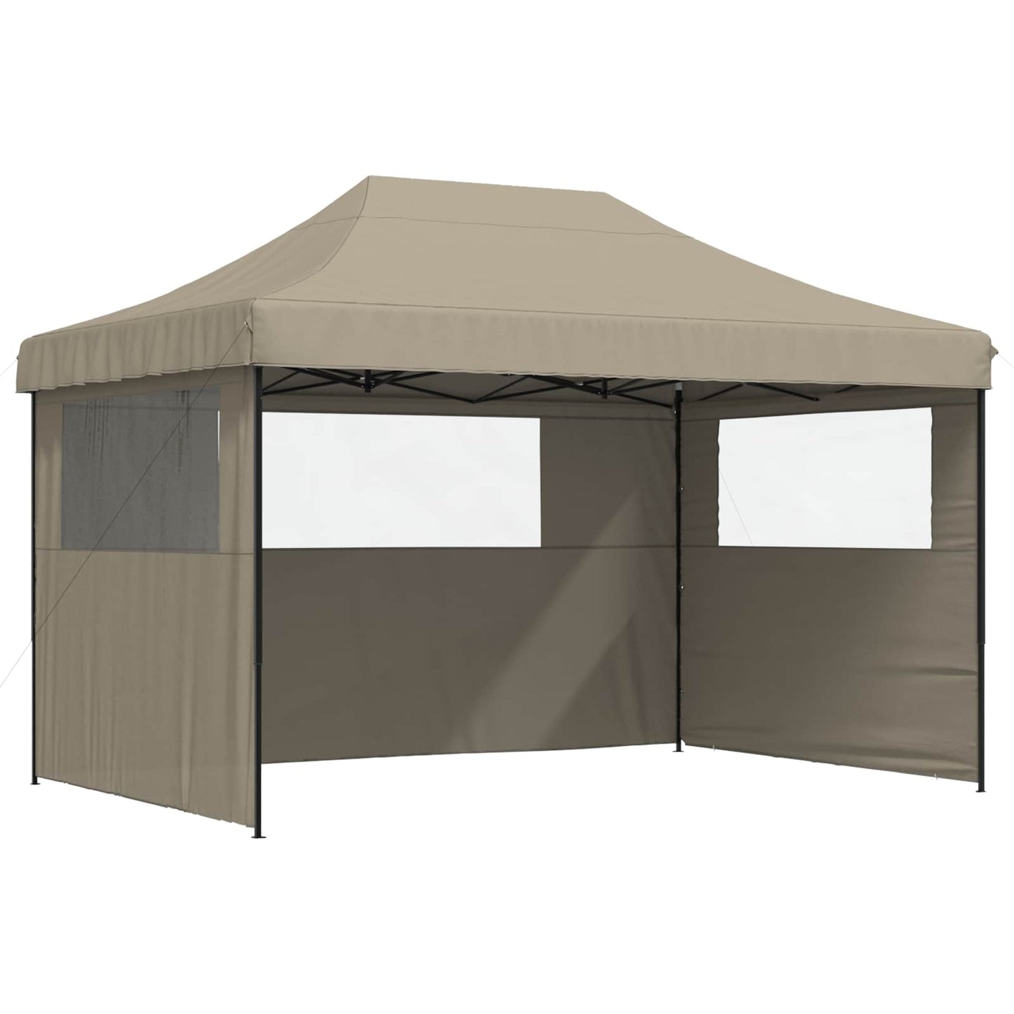 Party-Zelt Taupe 279 x 410 x 315 cm Oxford-Stoff