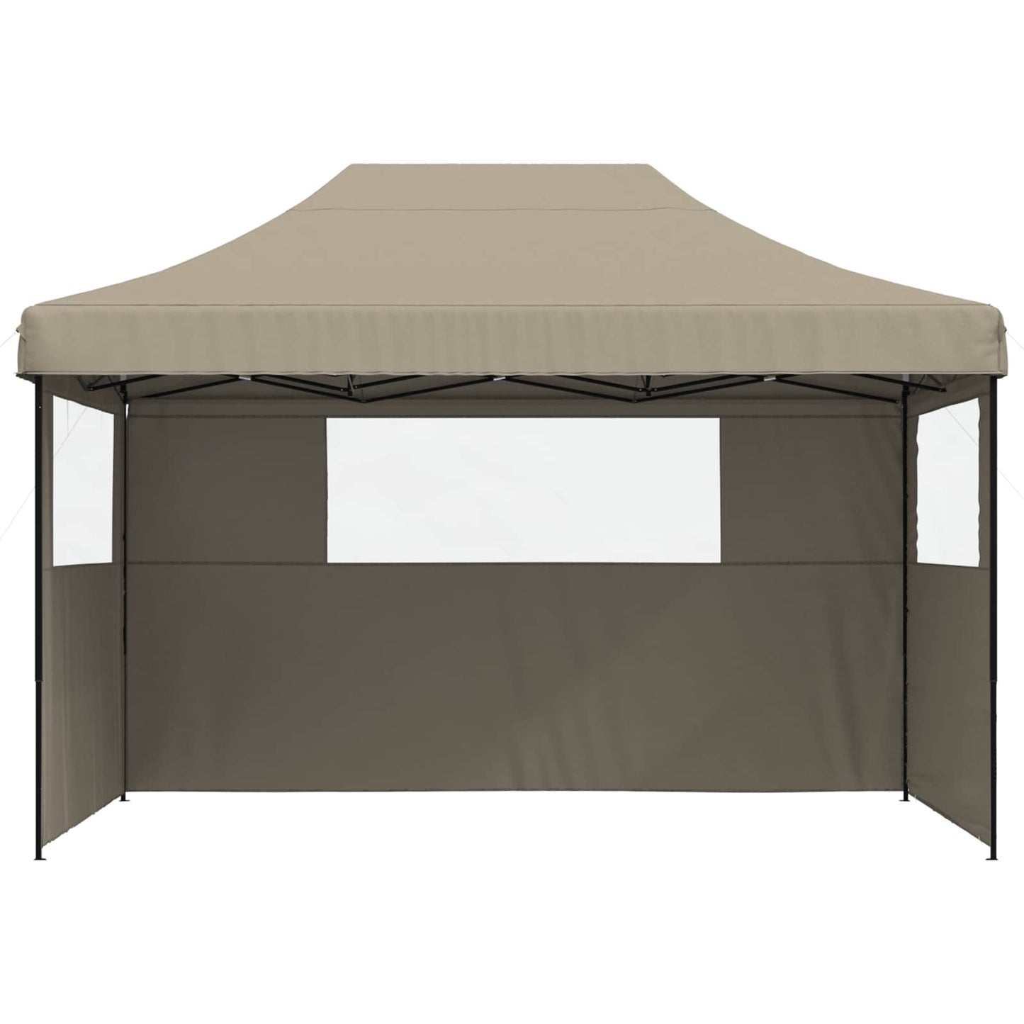 Party-Zelt Taupe 279 x 410 x 315 cm Oxford-Stoff
