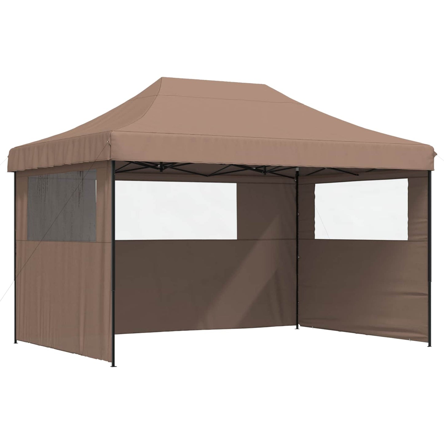 Party-Zelt Braun 279 x 410 x 315 cm Oxford-Stoff