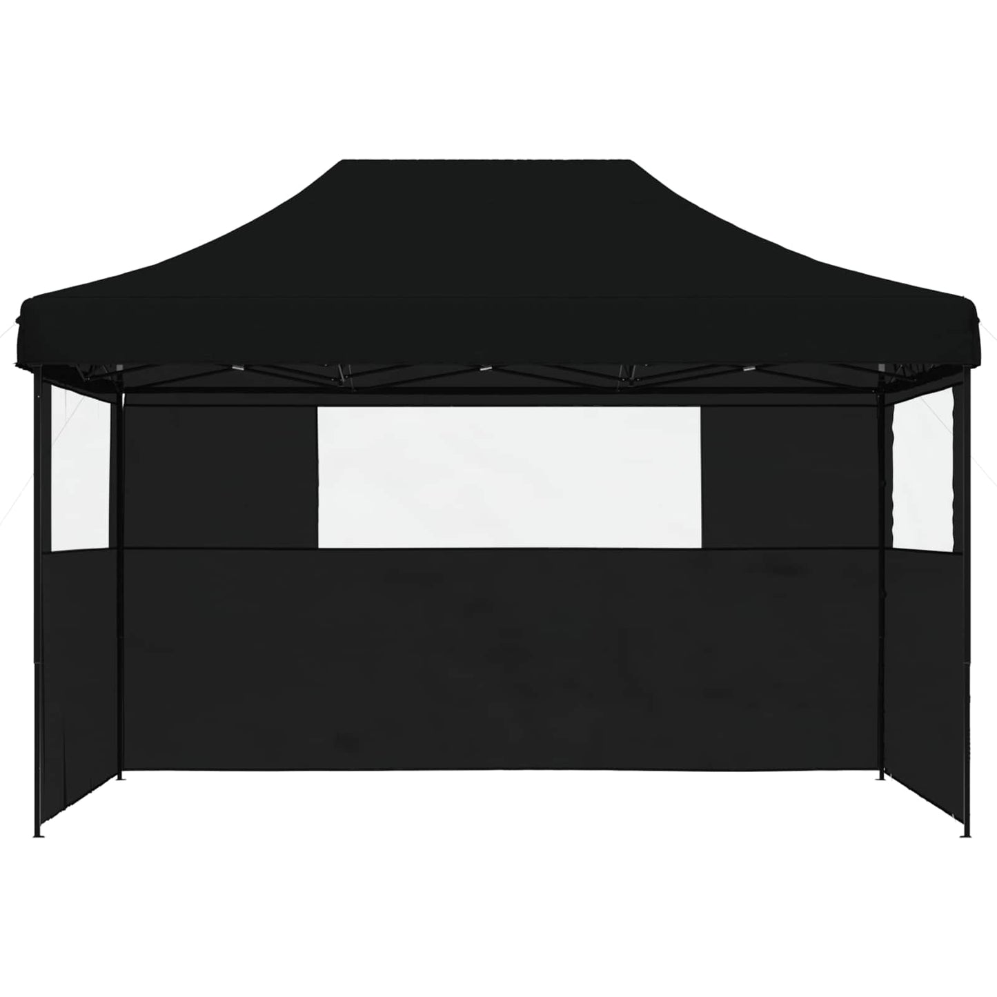 Party-Zelt Schwarz 279 x 410 x 315 cm Oxford-Stoff